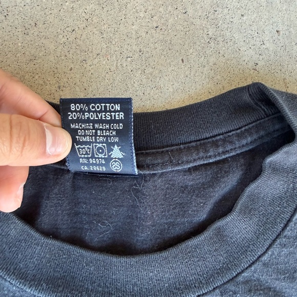 VINTAGE 90’s Stussy KNOWLEDGE IS KING Shadow Man Black Crew Neck Made in USA - Picture 4 of 7